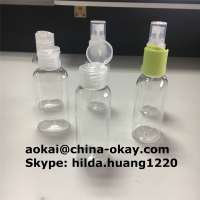 30ml 50ml 80ml 100ml PET spray bottle with mist spray mister micro sprayer pump/ disc top cap empty bottles